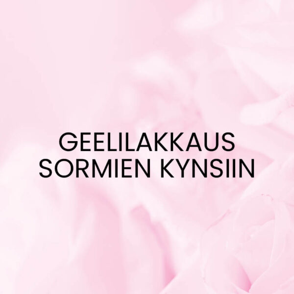 Geelilakkaus sormien kynsiin - lahjakortti