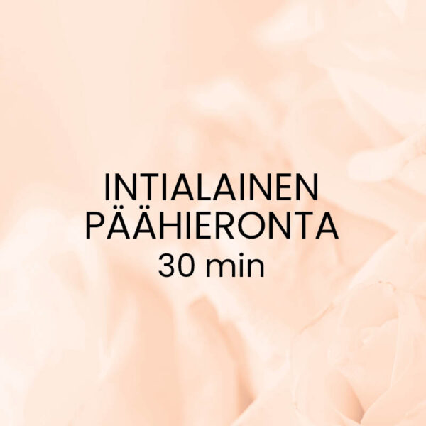 Intialainen päähieronta (30 min) - lahjakortti