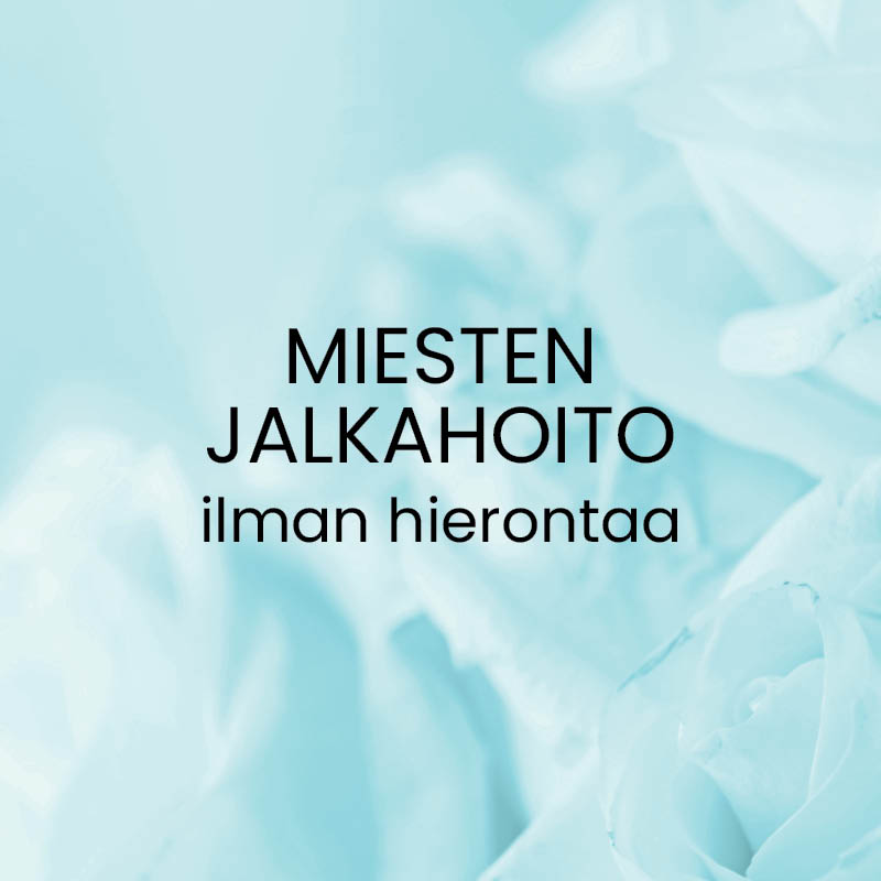 Miesten jalkahoito ilman hierontaa -lahjakortti