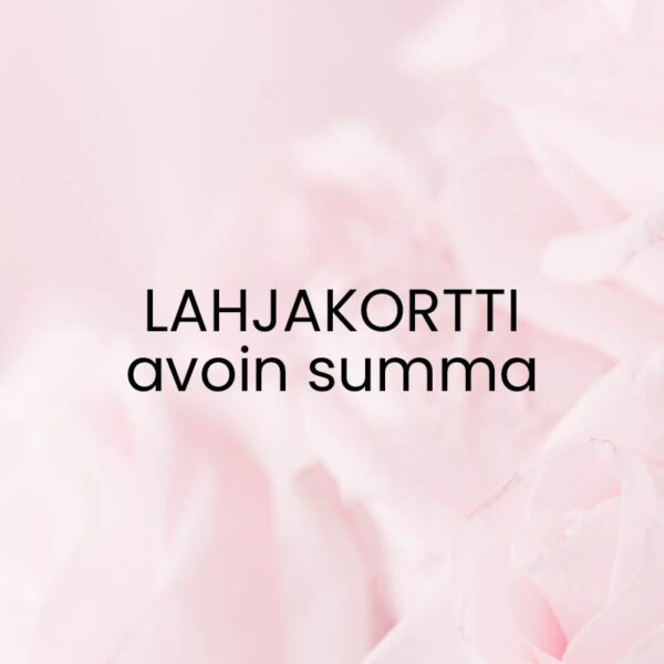 Avoin summa – lahjakortti
